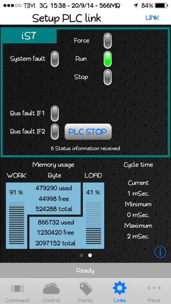 iS7 status preview